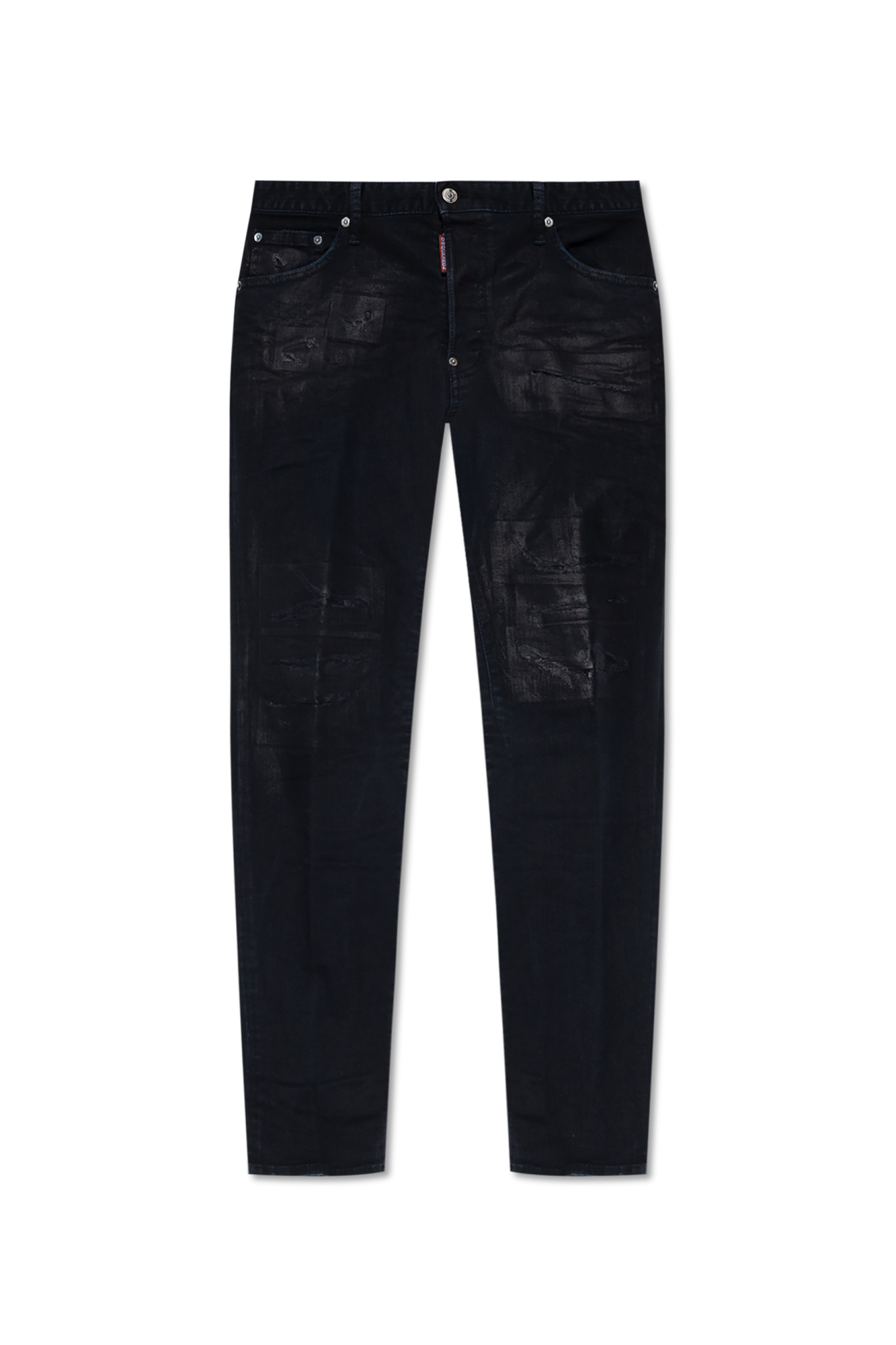 DSQUARED2 ジップ BIG ZIP 52スキニー　Cool Guy Men's Luxury Jeans - Cool Guy Dsquared2 Black Silver Zip